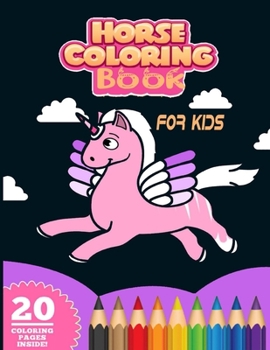 Paperback Horse Coloring Book: Wonderful horse coloring book