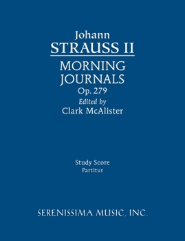 Paperback Morning Journals, Op.279: Study score Book