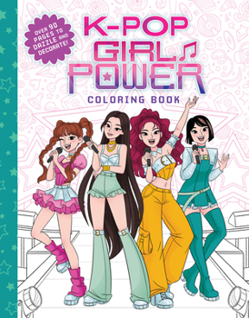 Paperback K-Pop Girl Power Coloring Book
