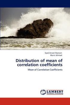 Paperback Distribution of Mean of Correlation Coefficients Book