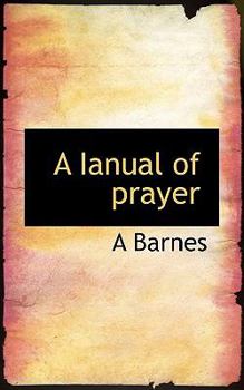 Paperback A Ianual of Prayer Book