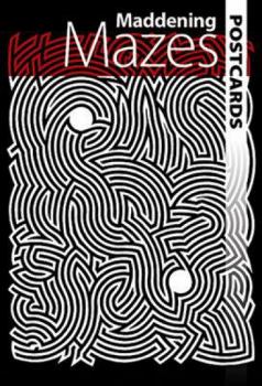 Paperback Maddening Mazes Postcards Book