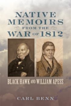 Paperback Native Memoirs from the War of 1812 Book