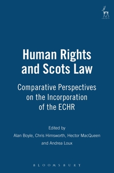 Hardcover Human Rights and Scots Law Book