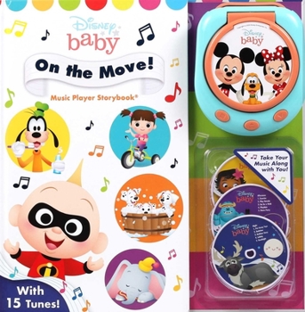 Hardcover Disney Baby: On the Move! Music Player Book