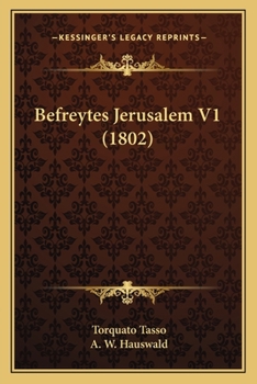 Paperback Befreytes Jerusalem V1 (1802) [German] Book