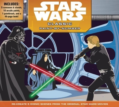 Paperback Star Wars Classic Paint-By-Number Book