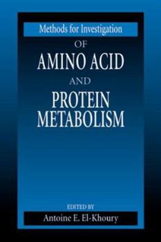 Hardcover Methods for Investigation of Amino Acid and Protein Metabolism Book
