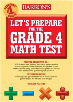 Paperback Let's Prepare for the Grade 4 Math Test Book