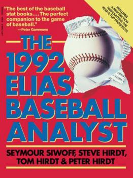 Paperback Elias Baseball Analyst 1992 Book