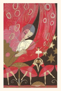 Paperback Vintage Journal Pierrot Watching Dancing Ladies Book