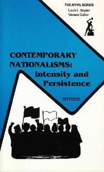 Paperback Contemporary Nationalisms: Persistence in Case Studies Book