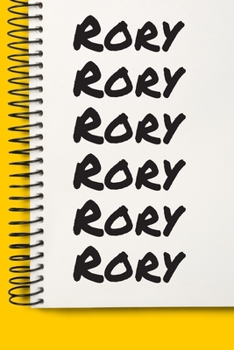 Paperback Name Rory A beautiful personalized: Lined Notebook / Journal Gift, Notebook for Rory,120 Pages, 6 x 9 inches, Gift For Rory, Personal Diary, Rory, Per Book