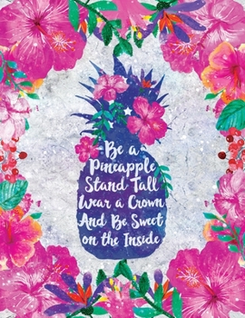 2020 Weekly Monthly Planner Pineapple Flowers: January to December Calendar