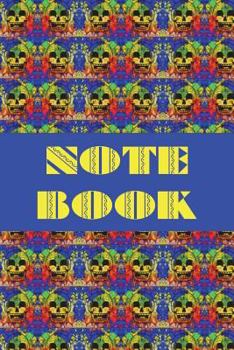 Paperback Notebook: Sugar Skull - Day of the Dead - Composition Book . Cornell Notes - Rainbow Sugar Skull Tiled Book