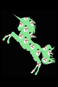 Paperback Snowman Unicorns: Blood Sugar Tracker Book