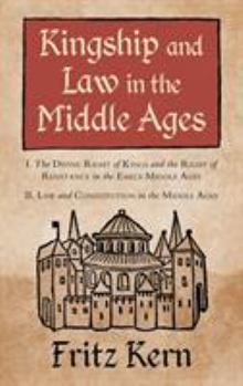 Hardcover Kingship and Law in the Middle Ages Book