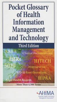 Paperback Pocket Glossary of Health Information Management and Technology Book