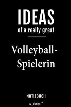 Notizbuch für Volleyball-Spieler / Volleyball-Spielerin: Originelle Geschenk-Idee [120 Seiten  liniertes blanko Papier] (German Edition)