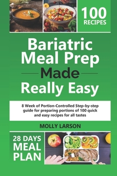 Paperback Bariatric Meal Prep Made Really Easy Book