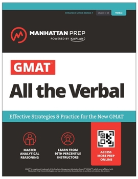 GMAT All the Verbal (Manhattan Prep GMAT Strategy Guides)