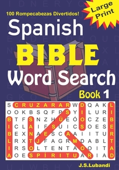 Paperback Spanish BIBLE Word Search Book 1 [Spanish] Book