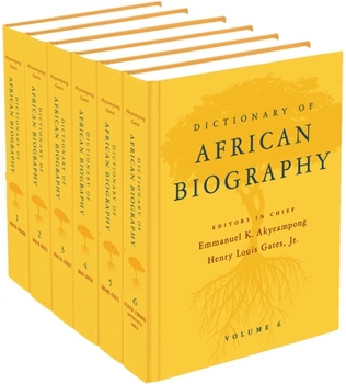 Hardcover Dictionary of African Biography (Volume Set of 6) Book