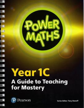 Spiral-bound Power Maths Year 1 Teacher Guide 1c Book