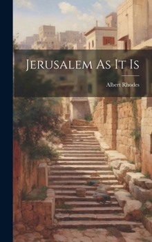 Hardcover Jerusalem As It Is Book