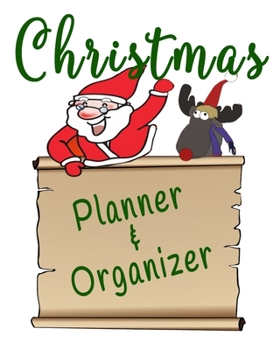 Paperback Christmas Planner & Organizer: Holiday Party Planner & Festivities Organizer - 8x10 - 100 Pages Book