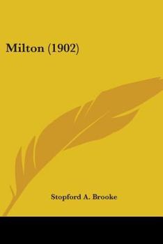 Paperback Milton (1902) Book