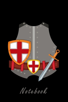 Notebook: 6x9 Knight Middleage | blank with numbers paper | notebook | notes