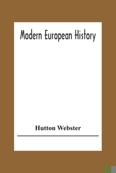 Paperback Modern European History Book