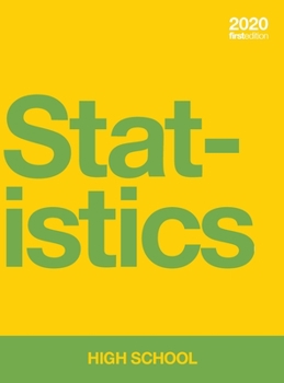Hardcover Statistics for High School (hardcover, full color) Book