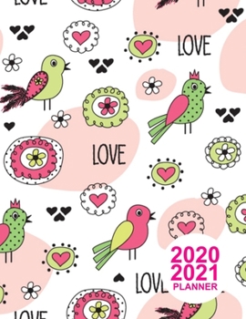 2020 2021 Planner: Nifty Daily, Weekly and Monthly Planner 2 Years | Agenda Schedule Organizer Logbook and Personal Journal Diary | 24 Months Calendar ... Appointment Book | Design Code A8 0044225
