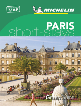 Paperback Michelin Green Guide Short Stays Paris: Travel Guide Book
