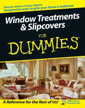 Paperback Window Treatments & Slipcovers for Dummies Book