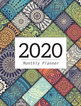 Monthly Planner: 12 Months Calendar, Monthly Schedule Organizer, 1 Year Appointment Calendar for The Next one Year, Business Personal Planners Diary ... Logbook Agenda planner Cute Gift for Women