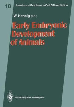 Paperback Early Embryonic Development of Animals Book