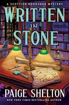 Hardcover Written in Stone: A Scottish Bookshop Mystery Book