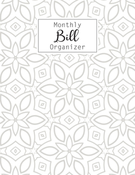 Monthly Bill Organizer: Bill Payment Checklist and Bill Payments Tracker Organizer Planner Log Book Money Debt Keeper Family Budgeting Financial ... Notebook Simple Accouting Ledger Workbook