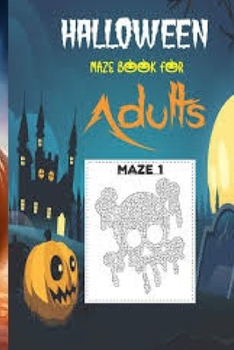 Paperback Halloween Mazes Book