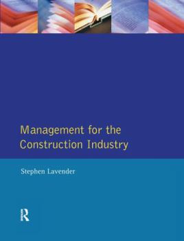 Hardcover Management for the Construction Industry Book