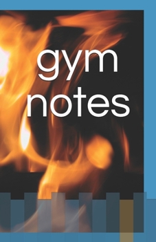 Paperback gym notes: track your progress - weight/reps Book