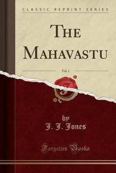 Paperback The Mahavastu, Vol. 1 (Classic Reprint) Book