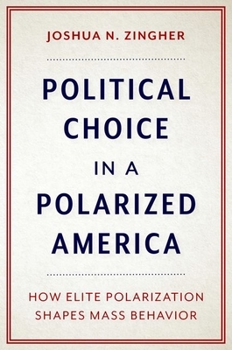 Paperback Political Choice in a Polarized America: How Elite Polarization Shapes Mass Behavior Book