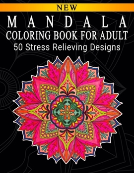 Paperback Mandala Coloring Book For Adult: Adult Coloring Book: Meditation Designs, Stress Relieving Mandala Designs: Coloring Book For Adults Book