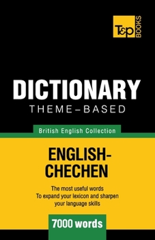 Paperback English Chechen Theme-based dictionary Contains over 7000 commonly used words Book