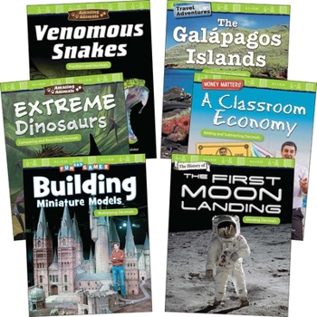 Paperback Fractions & Decimals: Grades 4-5 (6-Book Set) Book