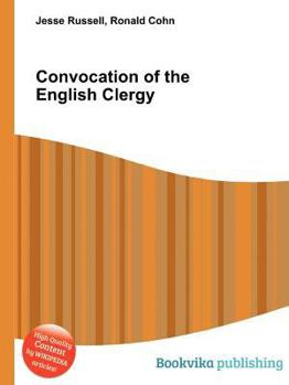 Paperback Convocation of the English Clergy Book